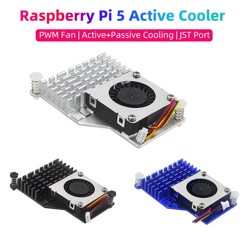 Raspberry Pi Water Cooling Kit - Aktywna chłodnica Raspberry Pi 5, wentylator