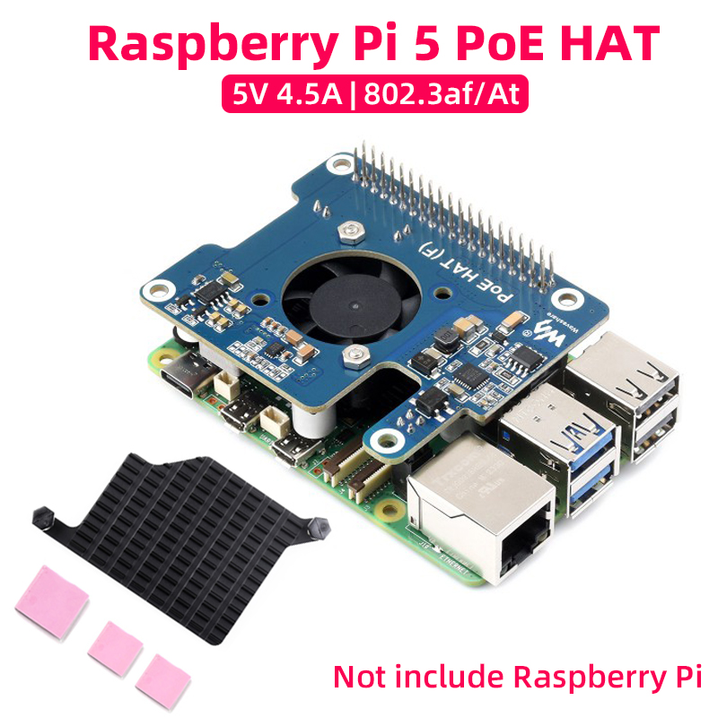 Argon One V3 M.2 Nvme Case - Raspberry Pi 5 PoE HAT (F)