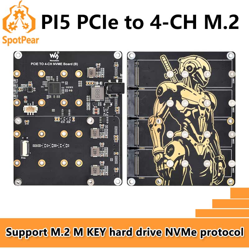 Argon One V3 M.2 Nvme Case - Raspberry Pi 5 PCIe na 4-CH